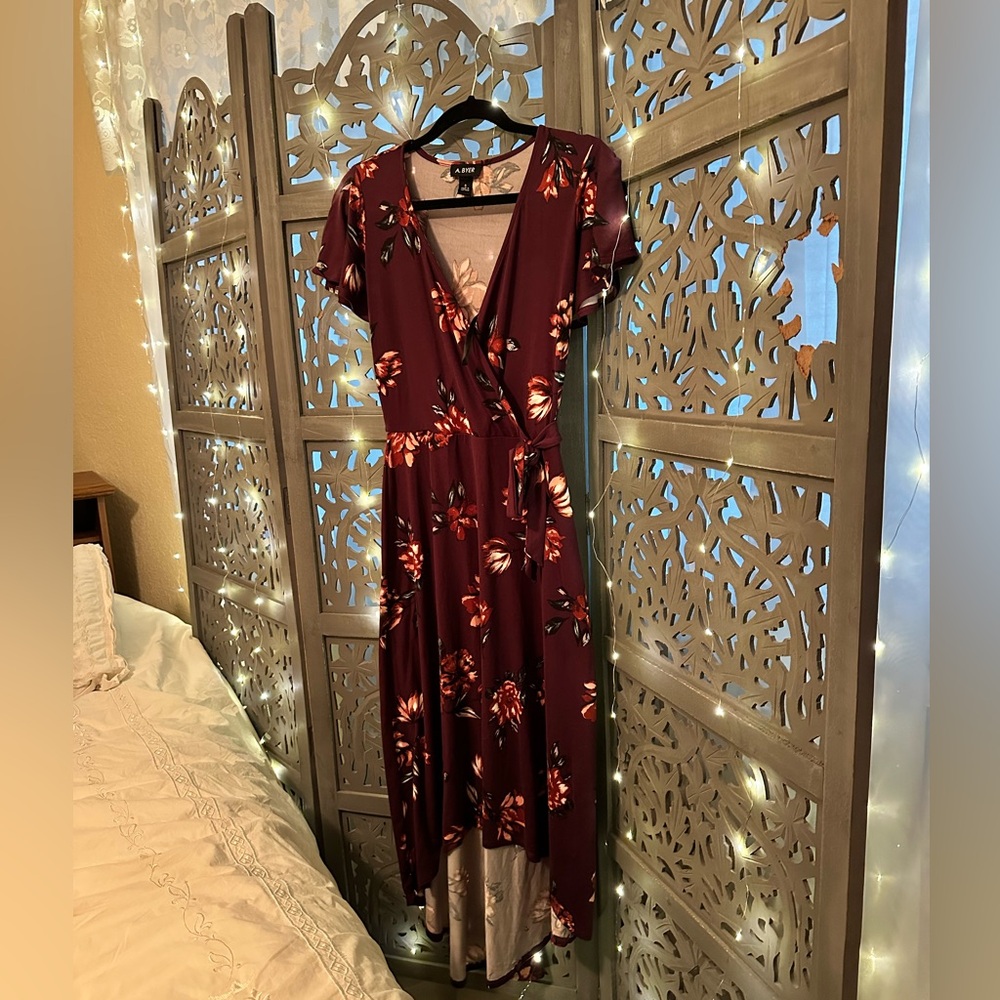 High-low flowy dress